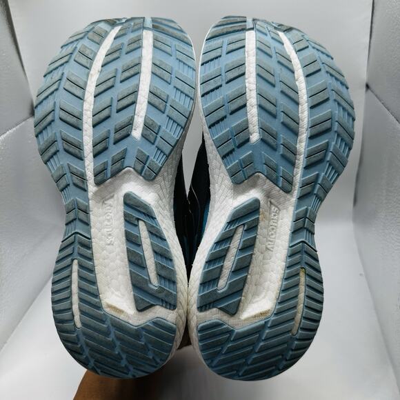 Saucony Womens Triumph 19 Running Shoes Alloy Powder Grey Blue Size 7.5 (S10678) - Picture 7 of 7